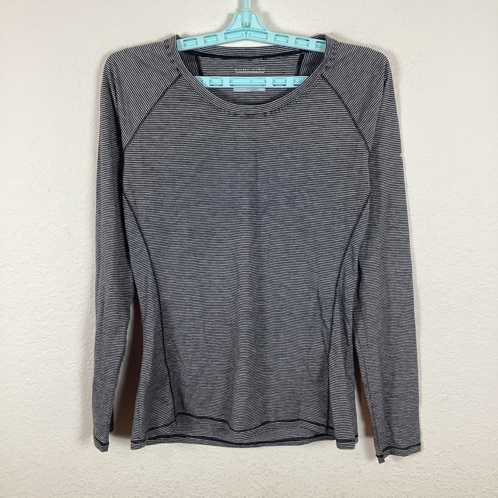 Columbia Womens Shirt Sz M Long Sleeve Top Soft Striped Comfort Casual